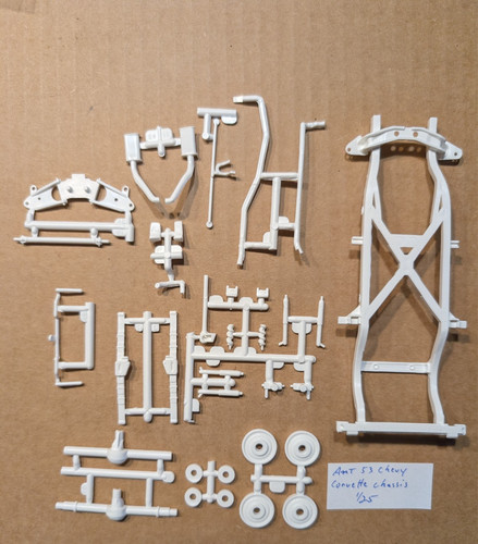 Amt chevy corvette chassis - chevy,